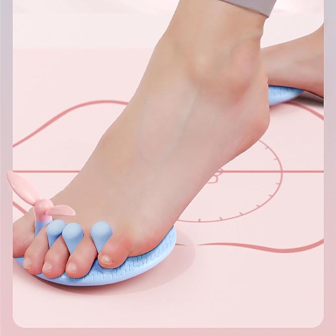 Arch Trainer Foot Massagers Exerciser Foot Arch Trainer for Calf Stretching Glute Toning Improved The Feet Bunion Toe Training Thin Calves Legs White Silicone Exercisers