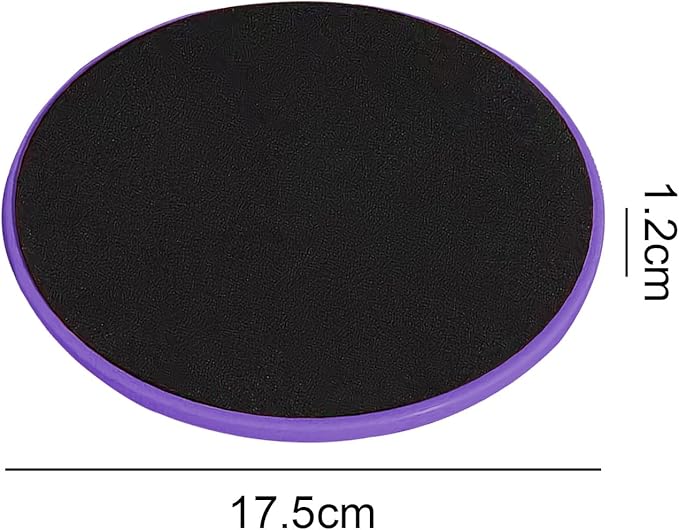 Upgrade Sport Core Sliders for Working Out - Dual Sided Glide Discs for Full Body Workout on Carpet or Hardwood Floor - Fitness & Home Exercise Equipment for Athletes