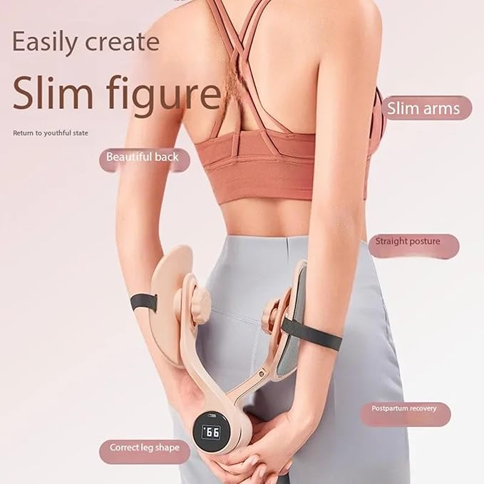 Arm Leg Exercisers Pelvic Floor Muscle Trainer Inner Thigh Toner Workout Equipment for Home Gym Sport Weight Loss Inner Exercise Device Leg Clamp
