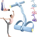 Fashion Puller Exercise,8 Tube Pedal Resistance Device,Elastic Yoga Pedals Puller Resistance Band,Manual Tension Pedal Elastic Band,Elastic Pull Rope Fitness Equipment for Sit up Leg