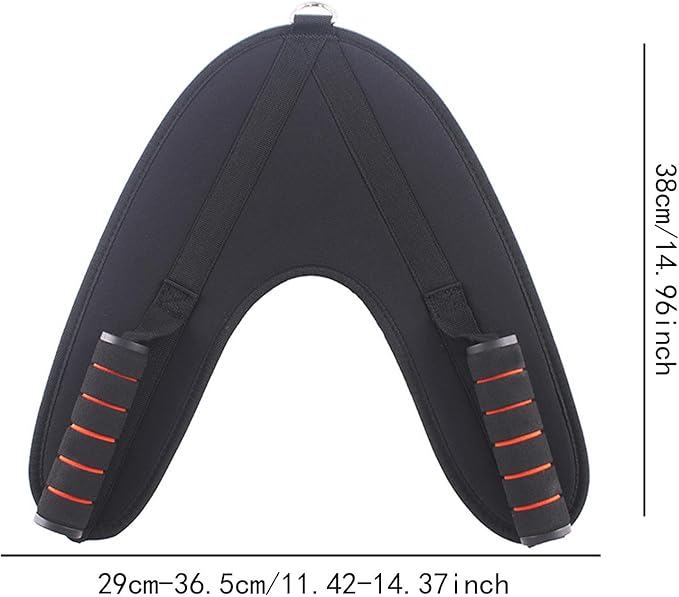 Ab Crunch Harness Exercise Cable Machine Attachment Core Muscle Training Men and Women Gym Accessories Back Exercise Strap