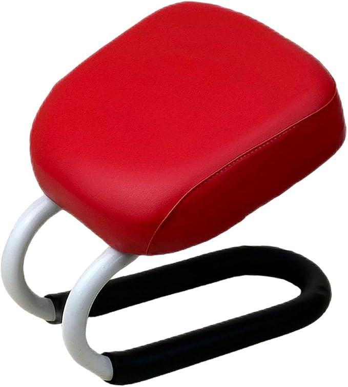 Kneeling Meditation Stool Prayer Stool with Anti Slip Cover Portable Meditation Bench Seat for Praying Adults Prayer, red