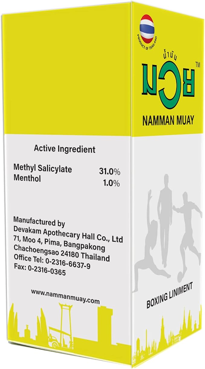 New Namman Muay Thai Boxing Liniment Sport Athlete Masssage Oil Essential Oil 30ml