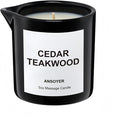 Massage Oil Candle, Ultra Hydrating Body Care with Soybean Oil, Body Oil Candle, 8.1oz, Amazing Gift (Cedar Teakwood)