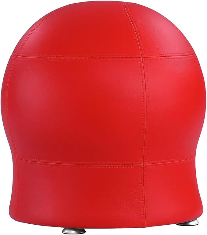 Safco Products Zenergy Stability Exercise Ball Chair, Red Vinyl