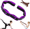 Fitness Resistance Band for Stretching and Yoga, 8 Loops Numbered Resistance Band, Elastic Training Bands for Yoga, Stretching, Pilates, Fitness