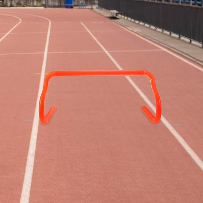 Football Training Hurdle PVC Rack Orange Detachable Speed and Agility Equipment for Outdoor Soccer and Athletic Drills