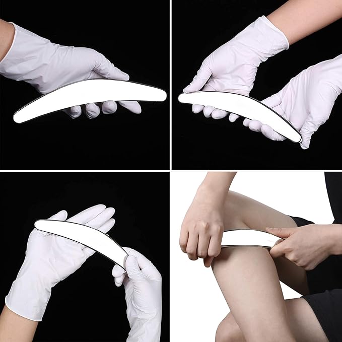 Professional Stainless Steel Muscle Scraper Tool Set, 4-in-1 IASTM Physical Therapy Tools with Case, Manual Massage Bars for Myofascial Release and Tissue Therapy