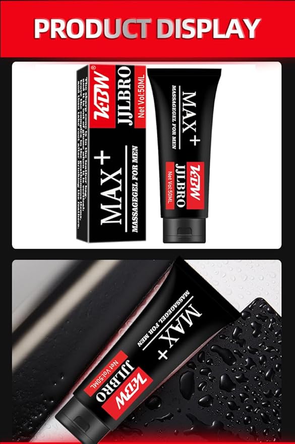 Huge Max+ XXXL Massage Enlargement Gel for Men - Big Size Power Repair Cream Oil for Huge Enhanced Size, Enlarge Thickness, Strength, and Prolonged Performance (Max+)
