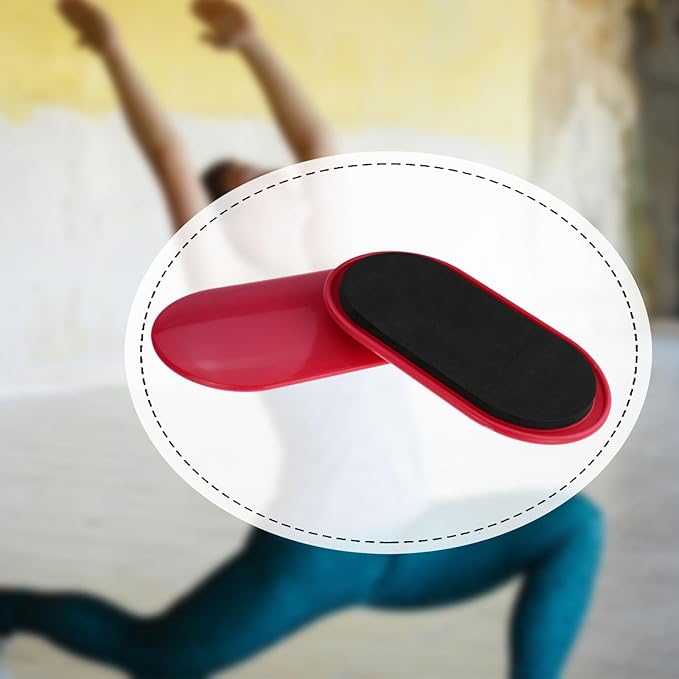 Core Sliders 2-Piece Set, Ab Pads for Beginner Home & Gym Workout, Portable Lightweight Sliding Discs for Dance Exercise