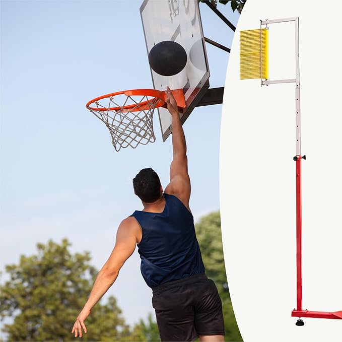 5.6-11.8 ft Jump Measurement Tester, Floor Standing Vertical Jump Height Exercise Device, Vertical Jump Measure Stick Pole Tool for Volleyball Slam Dunk Training Aid