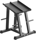 Adjustable Dumbbell Rack with Plate Storage, 500 lb Capacity, Space-Saving Storage Organizer for Classic Dumbbells, table for dumbbells, Heavy Duty Column Stand for Home Gym
