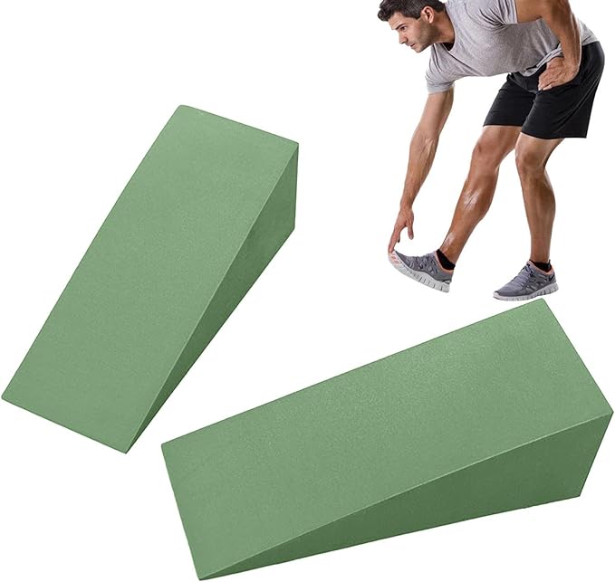 Yoga Foam Wedge Blocks - Calf Stretcher Height Foam Tool, Calf Raise Wrist Support | Professional Squat Knee Pad, Support Foam Incline Stretch Slant Boards for Balance Strength Fitness