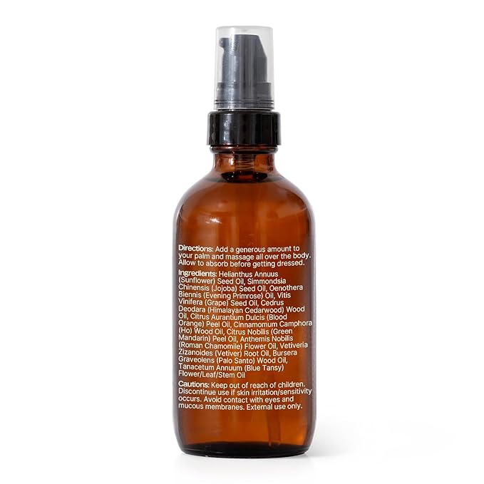 Plant Therapy Sleep Body Oil with Chamomile 4 oz Promotes a Good Night's Rest, Calms a Restless Mind & Body, Softens & Nourishes Skin