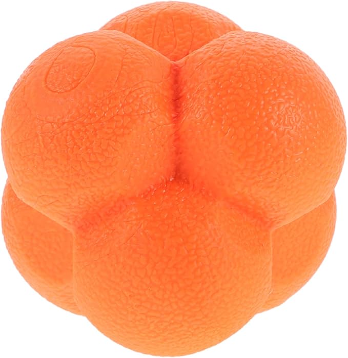 STOBAZA Sports Reaction Ball Hand-Eye Coordination Ball 7cm Orange for Speed Agility Hand Speed Training in Soccer and Boxing