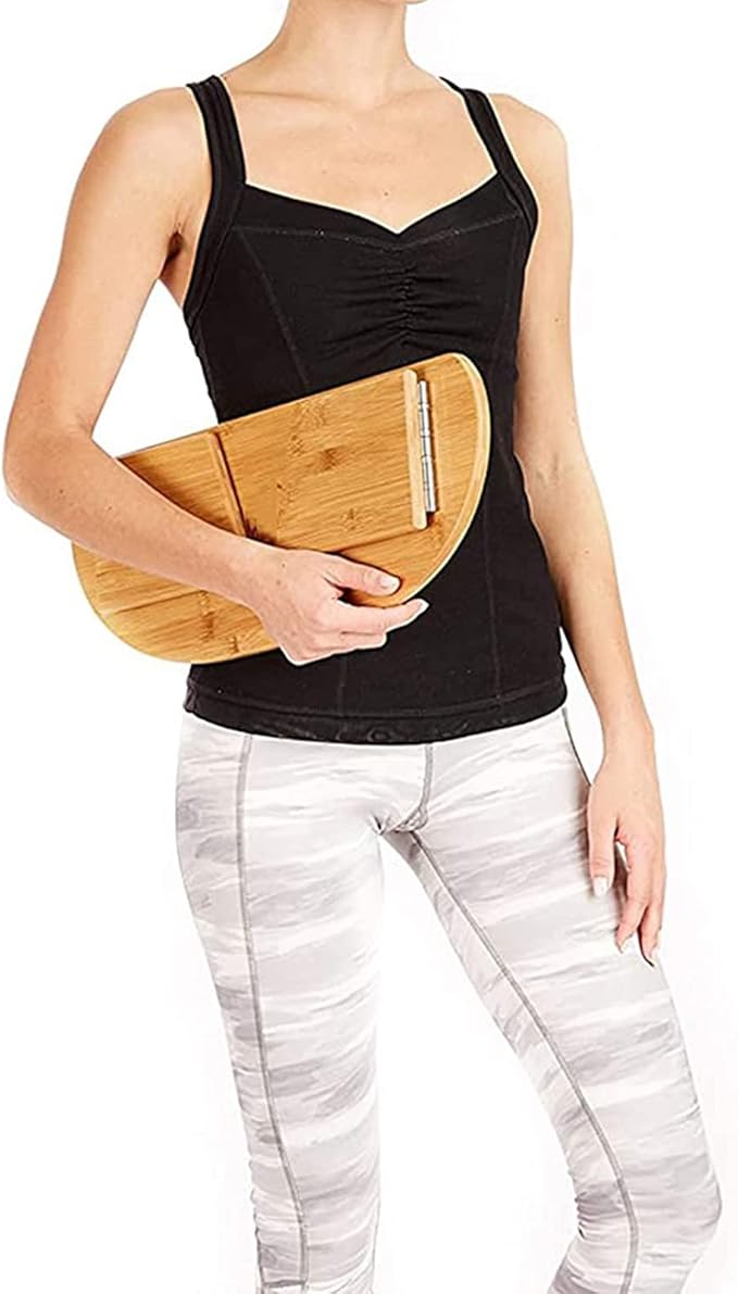 Foldable Meditation Bench, Bamboo, Stable Prayer Bench with Carrying Bag, Prayer Stool Yoga Stool Kneeling Meditation Bench for Deeper and Longer Meditation