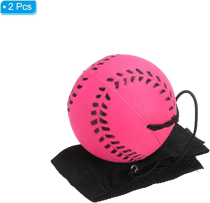 PATIKIL Sports Wrist Ball Rubber Rebound Wristband Wrist Return Ball Sport on a String for Exercise