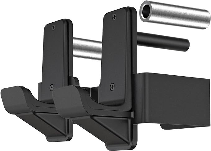 Kipika J-Hooks for 2'x2'and 3'x3' Power Rack - Bottom Reinforced Steel Hooks with Rubber Pad - Set of 2
