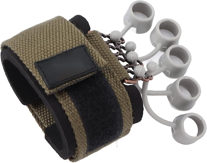 Finger Exerciser, 20Lb/40Lb Hand Grip Strengthener, Hand Strengthener Finger Band Guitar Finger Stretcher Hand Yoga Equipment for Forearm, Arthritis, Carpal Tunnel (Green 20 lbs)