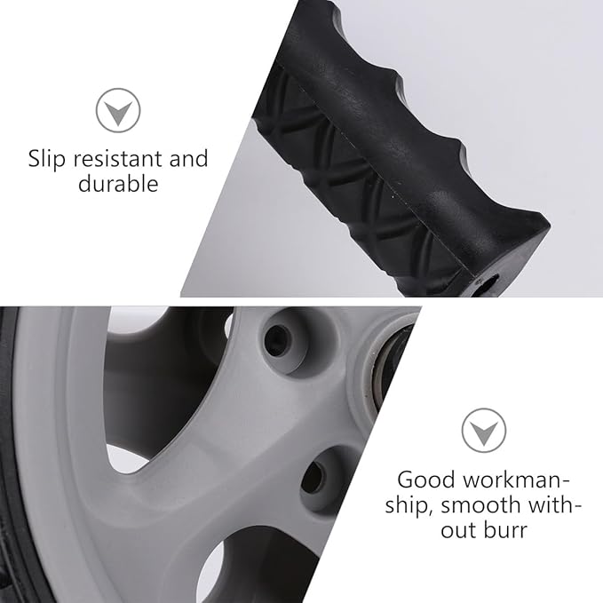 Dual Wheel Ab Roller Wheel Fitness Roller for Abdominal Exercise Portable Multi-functional Exercise for Household Core Strength Training