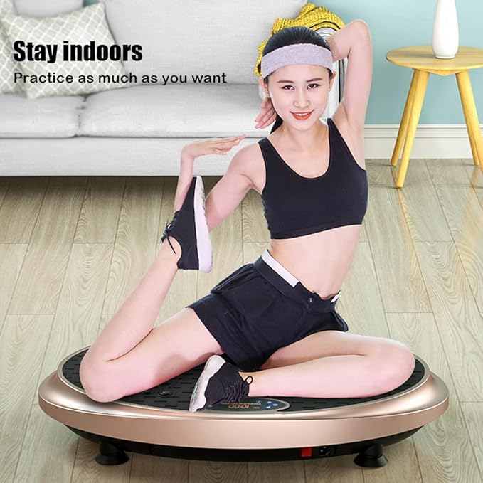 Fitness Vibration Plate Exercise Equipment Whole Body Shape Exercise Machine Vibration Platform Fit Massage Workout Trainer