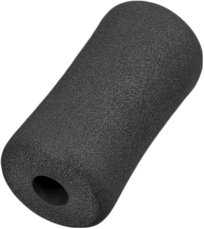 Foam Foot Pads Rollers Two Pair for Home Gym Exercise Machines Equipments Replacements with 1 Inch(2.5cm) Rod (Foam 5.12" X 2.76" Od X 0.87" Id)