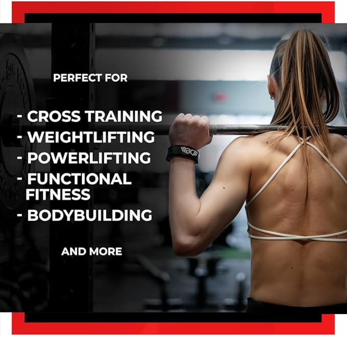 WARM BODY COLD MIND Leather Wrist Wraps for Weightlifting, Powerlifting, Gym – Wrist Support for Men & Women – Heavy Duty Wrist Straps for Strength Training (PRO Black, L)