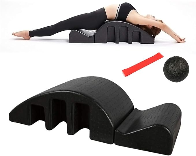 Compact Pilates S-Curve Trainer: Core Strength, Balance Equipment with Non-Marking Base - Lightweight for Home Fitness