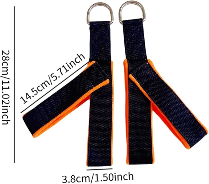 Generic 2Pcs Pilates Straps Reformer Straps Yoga Straps Fitness Straps for Home Exercise