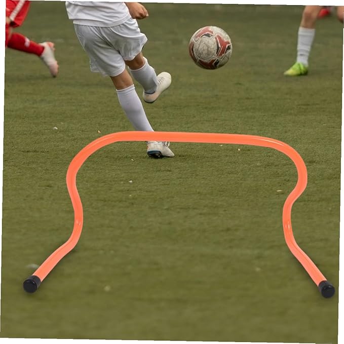 4pcs Plastic Agility Hurdles 15cm Speed Training Equipment for Soccer Football Track Agility Drills Sports Hurdle Set