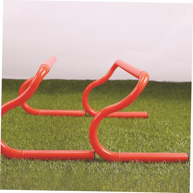 3pcs Agility Hurdles Set Lightweight Portable Speed Training Equipment for Soccer Basketball and Dog Agility Durable Adjustable Height Compact Design for Easy Storage and Transport