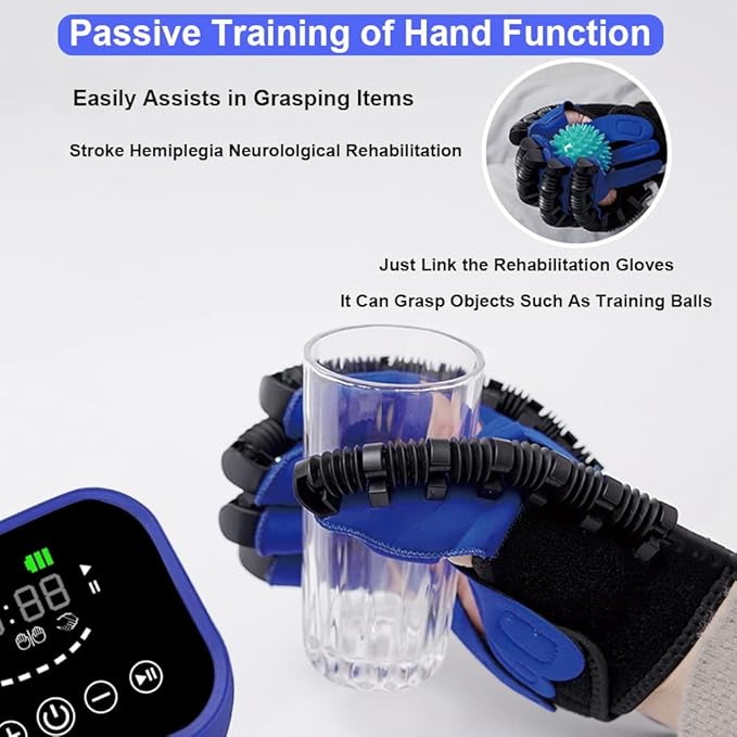 Rehabilitation Robot Gloves,Stroke Hemiplegia Hand Recovery Equipment,Hand Exerciser Aids,Rehab Robotic Glove