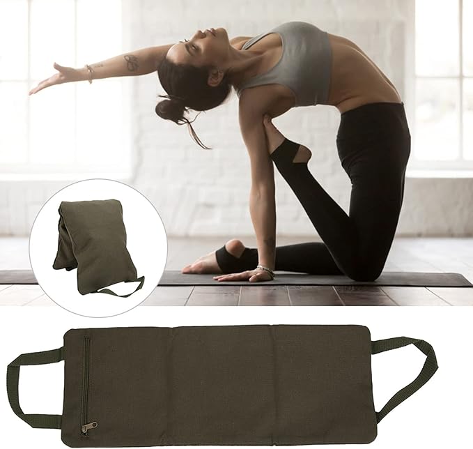 Thin Arm Yoga Sandbag, Workout Freeweight Bag for Leg Slimming Training, Lightweight Fitness Sandbag with Leakproof Inner Bag, Sturdy Handles for Yoga and Home Gym Exercises