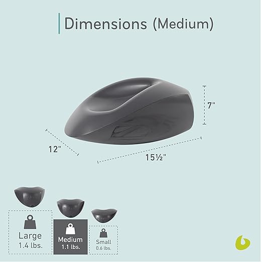 Balanced Body Balansit, Balancing Seat Cushion for Pilates Workouts, Posture Control, and Core Strength, Pilates Equipment for Home or Pilates Studio Use, Medium (25-50 kg/124-154 lb)