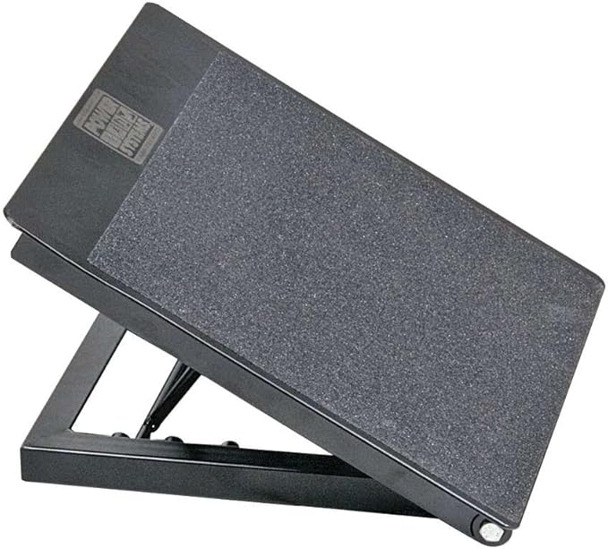 Power Systems Adjustable Premium Slant Board for Stretching and Strengthen Shins, Calves, and Ankles, 14 x 14 Inches, Gray (80321)