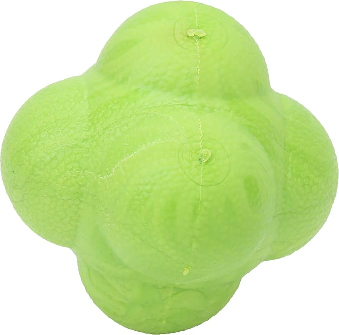3pcs Hex Bounce Reaction Ball, Handball Reflexs Training Equipment, Rubber Reaction Bounce Balls for Hand Eye Coordination Training