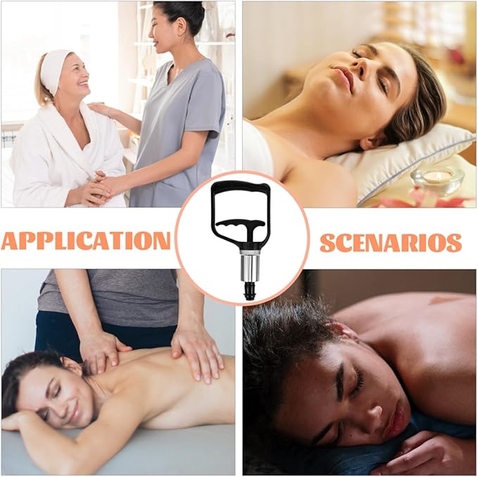 Cupping Pump Hand Vacuum Pump Replacement Strong Suction Manual Pressure Cupping Tool for Muscles, Physical Therapy