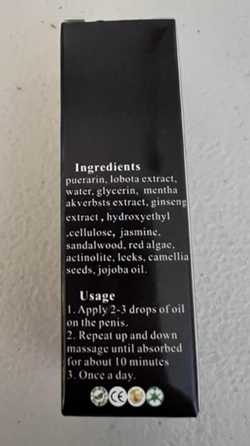 XXXL Man Extra Power Strength Massage Essential Oil 0.34 FL OZ (TRO)