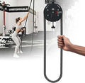 Suspension Endless Rope Trainer, Portable Cable Machine System, with Adjustable Resistance Up to 30 Kg (66 Lbs). 150 Kg (330 Lbs) Capacity Support Muscle Endurance.