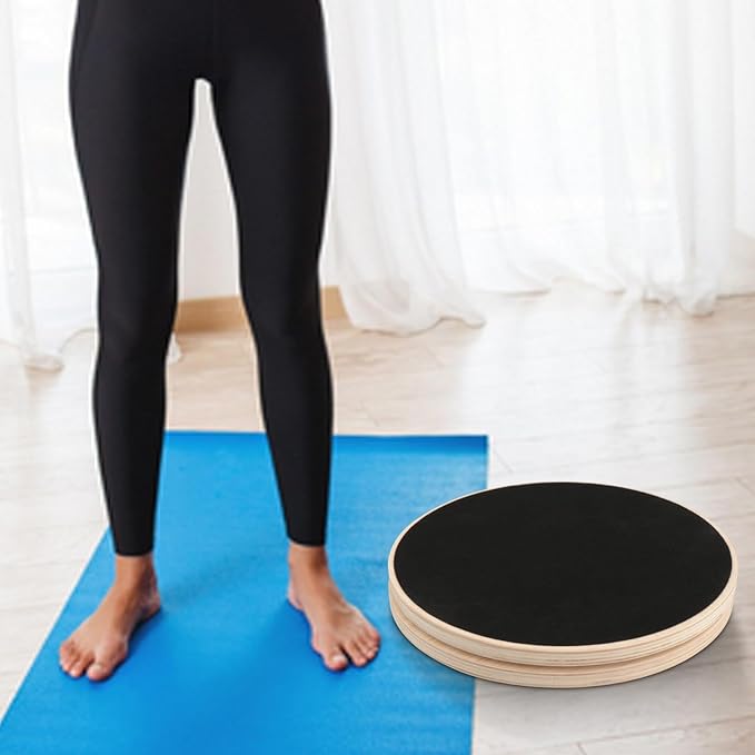 Waist Twister Balance Board Wooden Balance Twist Board Exercise Equipment Household Waist Twisting Disk for Aerobic Exercise