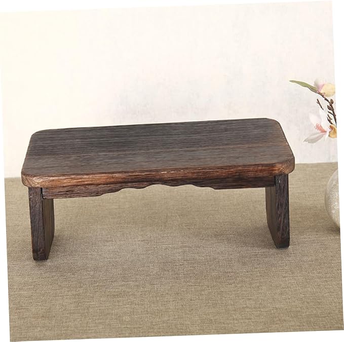 Wooden Meditation Bench for Yoga Headstand Small Stool Zen Stool for Adults