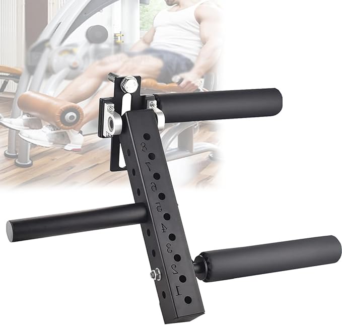Leg Extensions Fitness Equipment for Leg Muscle Training, Adjustable Leg Extension and Curl Machine Squat Rack Attachment for 1.6/2.6cm Holes,2.6cm