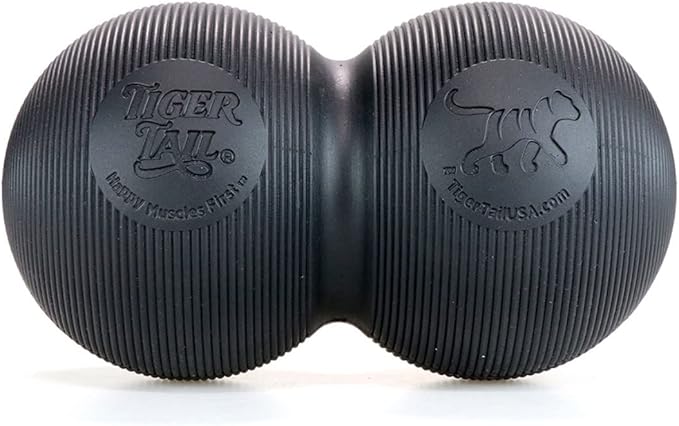Tiger Tail Tiger Ball Large 8-Inch Long by 4.4-Inch High Peanut Foam Roller Double Ball: Self-Help Body Massage Tool for Trigger Points and Muscle Knots
