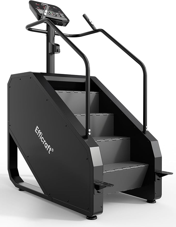 Stairmaster Machine with LED Screen, Commercial Grade Stair Climber, Continuous Climbing Exercise Machine for Cardio, 15 Speed Levels Stair Master, 15-164 Steps/Min