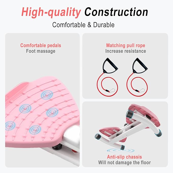HOTWAVE Waist Twister Board – 360° Rotating Fitness Board for Core Workout, Weight Loss, and Waist Toning – Non-Slip Surface with Adjustable Resistance – Home Exercise Equipment for Men & Women