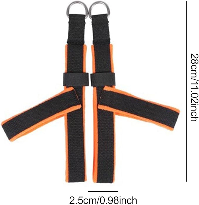 Pilates Y Shaped Ankle Straps with Locking Function for Balance & Endurance Multipurpose Easily Install Accessory Adjustable