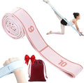 2026 Upgrade Fitness Resistance Band for Stretching and Yoga, Elastic Yoga Stretching Strap with Loops Handle, Adjustable Leg Stretcher Bands for Full Body Stretching Shaping