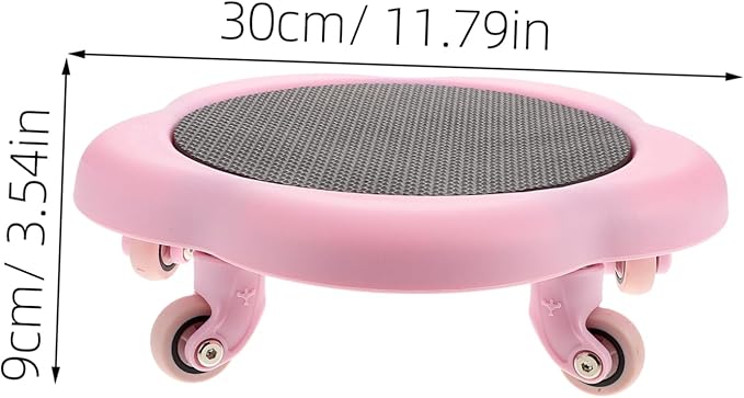 Floral Gliding Ab Exercise Wheel Five-wheel Core Sliders for Fun Design for Abdominal Muscle Sculpting and Tightening Convenient Fitness Tool