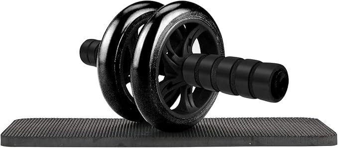 Abdominal Wheel, Ab Roller for Abdominal Exercise Machine, Abs Workout Equipment, Core Strengthening Trainer Fitness Belly Training, Entrainement maison equipement. accessories gym stuff