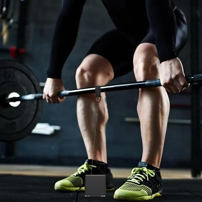 Velocity Based Training Tool, Rechargeable Smart Strength Training Monitor, Supports Real-Time Monitoring of Multiple Data, Fitness Explosive Power Training Assistant Voice Feedback